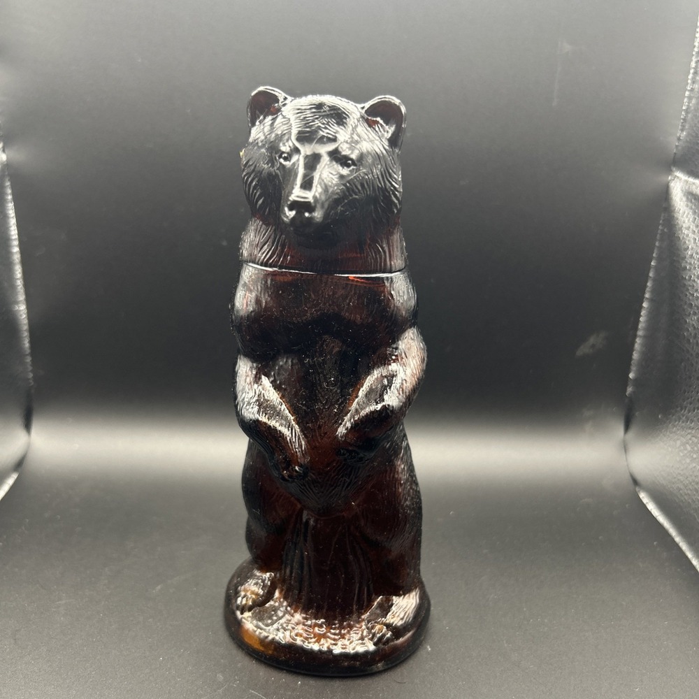Vintage Avon Bear Aftershave Bottle Empty